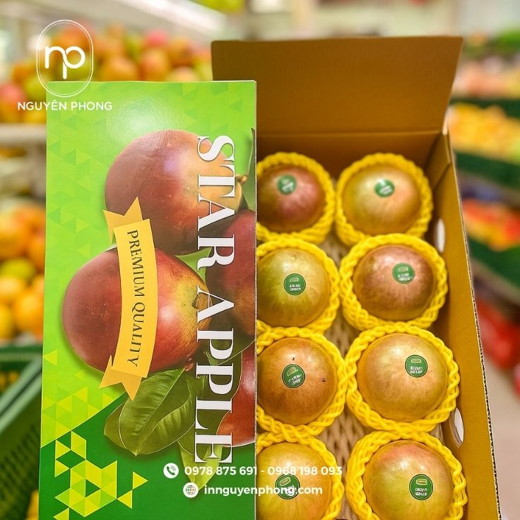 Mẫu thùng carton đựng vú sữa